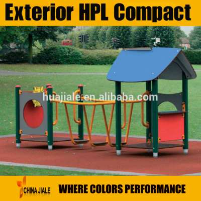 exterior hpl compact laminate for park furniture / exterior hpl laminate for sports facilities