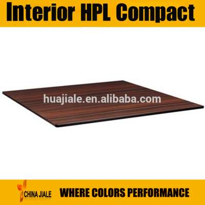 wuya anti-uv and waterproof 8mm 10mm 12mm outdoor phenolic HPL panel for furniture