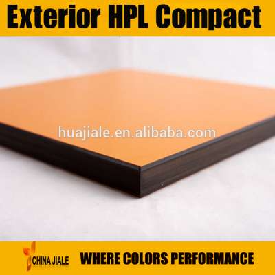 wuya 10mm anti-uv hpl exterior siding panel/ wood color hpl cladding